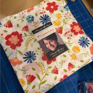 Moda Sunwashed Floral Fabric by Cory Yoder 10” layer cake